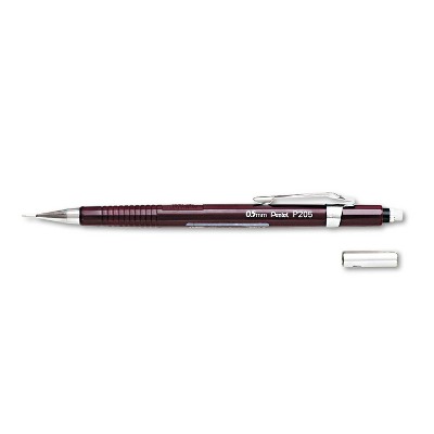 Pentel Sharp Mechanical Drafting Pencil 0.5 mm Burgundy Barrel P205B