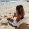 Sunnylife: Take Anywhere Folding Chair - Casa Cream, Portable Sun Lounger - 3 of 4
