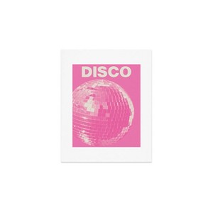 Deny Designs April Lane Art Pink Disco Ball Art Print - 1 of 4