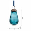 Gulches Set of 12 Luster Teardrop Glass Ornaments - Elegant Decorative Hanging Christmas Tree Accents for Holiday Celebrations - 2 of 4
