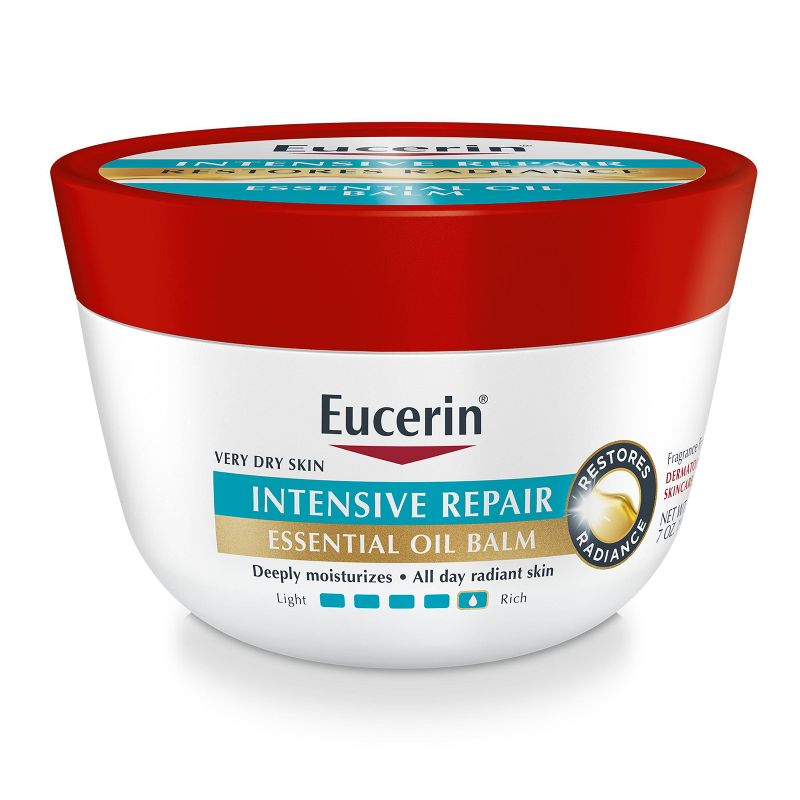 Eucerin Intensive Repair Essential Oil Balm for Very Dry Skin Unscented - 7oz, 1 of 14