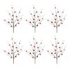 Sleigh Bell Twig Branch Set – 30"H Christmas Decorative Picks, Metal Holiday Accents (Set of 6) by Melrose - 3 of 3