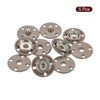 Unique Bargains Alloy Invisible Durable High Hardness Buckle Fasteners Press Studs Buttons 5 Pcs - 3 of 4