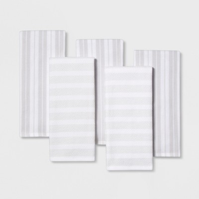 silver dish towels