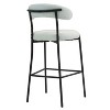 Snow White Counter Height Bar Stools Teddy Fabric Cover Kitchen Island Counter Bar Stools - 4 of 4