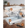 COZONY 2-Pack Electric Buffet Set with Temperature Display, Stainless Steel Food Warmers with Full or Divided Pan Options for Events Catering - 3 of 4