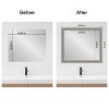 Amanti Art Mirror Makeover Bathroom Mirror Frame Border Kit - Fully Assembled Peel and Stick Frame - Mirror NOT Included - Parlor Trim - 4 of 4