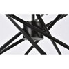 Elegant Lighting Armin 6 lights pendant in black with brass - 4 of 4