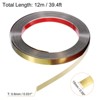 Unique Bargains Self-Adhesive Stainless Steel Mirror Finish Peel and Stick Wall Trim - 2 of 4