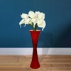 Uniquewise Decorative Modern Bamboo Display Floor Vase Hourglass Shape, 27 Inch - 2 of 4