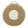 Saro Lifestyle Handle Design Woven Floor Pouf - 4 of 4