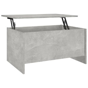 vidaXL Coffee Table Concrete Gray 31.5"x21.9"x16.3" Engineered Wood - 1 of 4