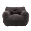 TiramisuBest Bean Bag Chair for Adults with Armrests, High-Density Foam Filled Lazy Sofa, Comfy Floor Chair for Living & Bedroom, White - 4 of 4