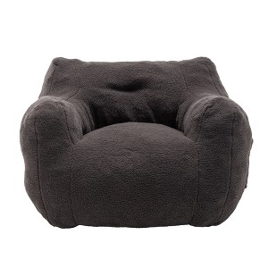 Maliang Bean Bag Sofa Chair with Armrests Stuffed High-Density Foam, Lazy Sofa for Adults in Living Room,Bedroom Reading - 1 of 4