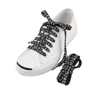 INSPIRE CHIC NICE Flat Fat Shoelaces for Sneakers Hiking Shoes 0.35" 2 Pairs - 1 of 4