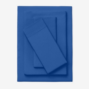 BrylaneHome BH Studio Solid Microfiber Sheet Set - 1 of 4