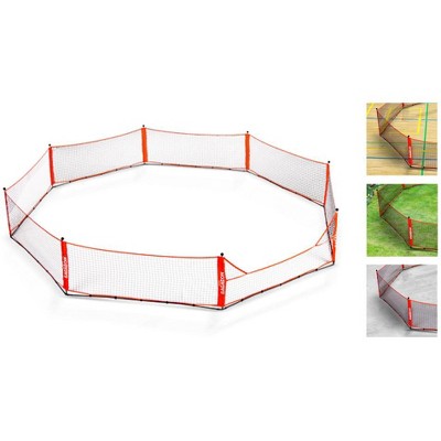 GoSports 10 Ft Portable Indoor/Outdoor Gaga Ball Pit Set