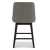 Spruce&Spring Upholstered Counter Height Swivel Barstool with Back - 4 of 4