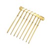 Unique Bargains No Slip Hair Side Combs Accessories Metal Comb Hair Clips 12 Pcs - 4 of 4