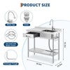 TROPOW 39.37"x23.6"x31.5" Stainless Steel Utility Sink with Left Workbench & Drawer ¨C Commercial Deep Single Bowl Mop Basin for Outdoor Kitchen - 4 of 4