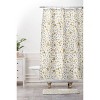 Ninola Design Winter Stars Holiday Christmas Shower Curtain Yellow - Deny Designs - 3 of 3