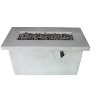 24" H Concrete Outdoor Fire Pit Table with Propane/Natural Gas Compatibility - 4 of 4