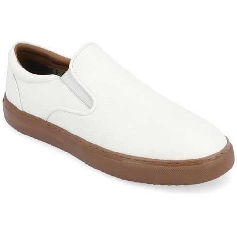 Mens wide width white sneakers online