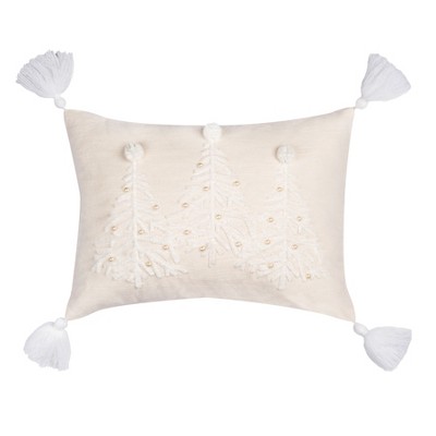 C&F Home Embellished Trees Throw Pillow, 12" x 16"