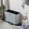 Gibson Home Ledgebrook Sink Caddy With Metal Panel and Drain Board Sink Organizer. - 3 of 4