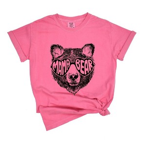 Simply Sage Market Women's Mama Bear Sunglassess Short Sleeve Garment Dyed Tee - 1 of 2