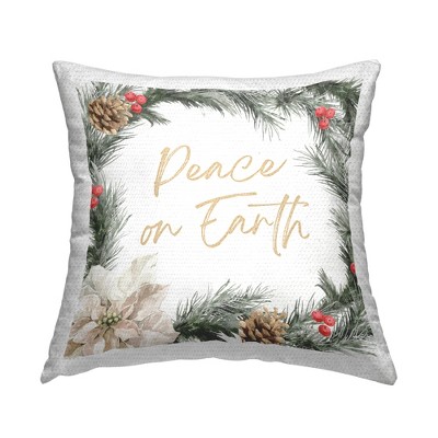 Stupell Industries Peace On Earth Pinecone Holiday