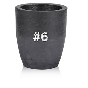 Graphite Furnace Crucible 6KG-13.2lbs, Foundry Furnace for Metal Melting Forging and Casting, Resisting Temperature 2100℃(3812°F) - 1 of 4