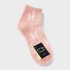 Girls' 2pk French Terry Butterfly Socks - art class™ Pink - 2 of 3