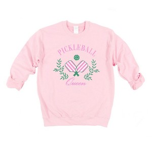 Simply Sage Market Women's Graphic Sweatshirt Pickleball Queen - 1 of 3