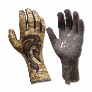 Buff Sports MXS 2 Gloves Midweight Cross Sport Bug Slinger Steelhead, XS/S - 1 of 3