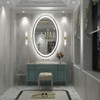 Apmir Super Bright 192 LEDs/m Lighted Anti-Fog Oval Wall Mirror in Tempered Glass, 3-Year Warranty - 2 of 4