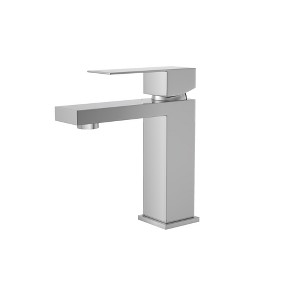 ChicFurnit Bathroom Sink Faucet Single Handle CUPC Certified Chrome Finish Design for Modern Spaces, Silver, 10.83"*7.28"*2.36" - 1 of 4