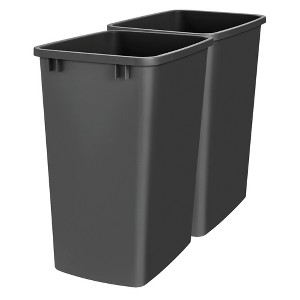 Rev-A-Shelf RV-35 Plastic Replacement Trash Bin Waste Container for Pull Out Waste Systems 35 Qt - 1 of 4