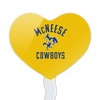 McNeese State University Cowboys Logo Heart Love Cupcake Picks Toppers Decoration Set of 6 - 2 of 4