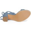 Allegra K Women's Tie-Up Strappy Chunky High Heels Sandal - 4 of 4