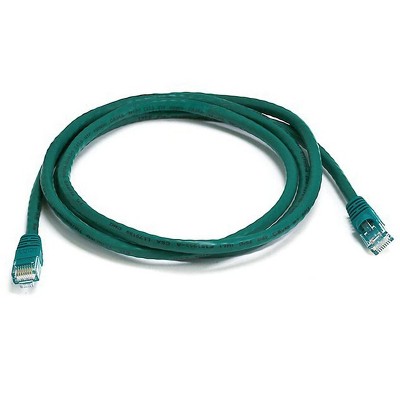 Monoprice Cat5e Ethernet Patch Cable - 5 Feet - Green | Network Internet Cord - RJ45, Stranded, 350Mhz, UTP, Pure Bare Copper Wire, 24AWG