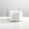 mDesign Plastic Storage and Toiletry Organizer for Bathroom - 4 Pack - Clear, USA Made - 3 of 4