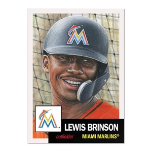 Topps Miami Marlins #33 Lewis Brinson MLB Topps Living Set Card - 1 of 1