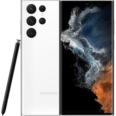 Samsung Galaxy S22 Ultra 5G Smartphone 128GB 8GB 6.8" Dynamic AMOLED Screen 12MP Camera Fully Unlocked SM-S908U Manufacturer Refurbished