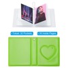 Unique Bargains Mini Love Heart PVC Material Photocard Binder Album with 32 Pockets 4.3"x3.3" - 3 of 4