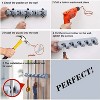LunaLulinlk Wall-Mountable Easy Installation Mop and Broom Holder Wall Mount, Rubber, 13.7 oz - 2 of 4