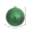 Vickerman Emerald Ball Ornament - 2 of 4