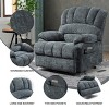 Coolbibila 23"Large Size Chenille Power Lift Recliner Chair,Dual Motor Massage Recliner Chair With Vibration Massage And Lumbar Heating - 2 of 4