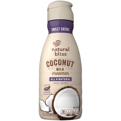Natural Bliss Plant-Based Sweet Creme Coconutmilk Coffee Creamer - 1qt