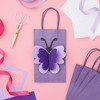 Blue Panda 25 Pack Small Paper Gift Bags with Handles for Party Favors, Bulk Shopping Merchandise Bags, Purple 9 x 5.5 x 3 In - 2 of 4